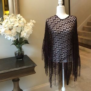 Boho Fringe Ruana